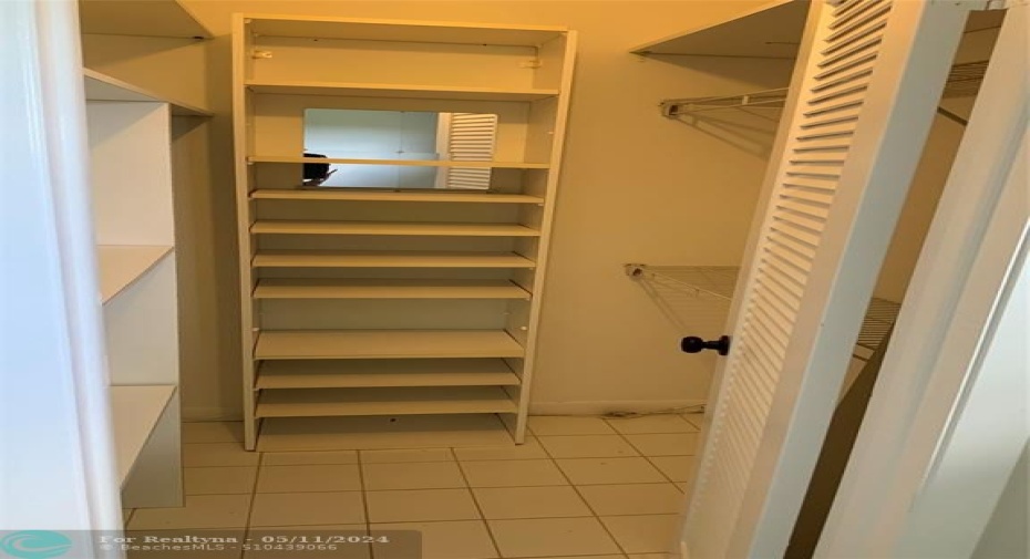 2nd Bedroom walk in closet