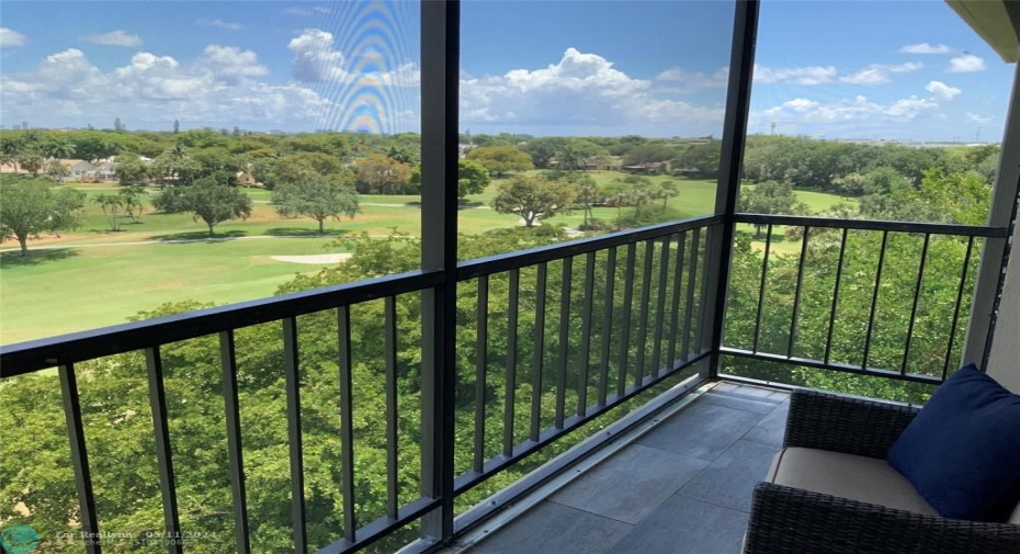 The view from your screened balcony
