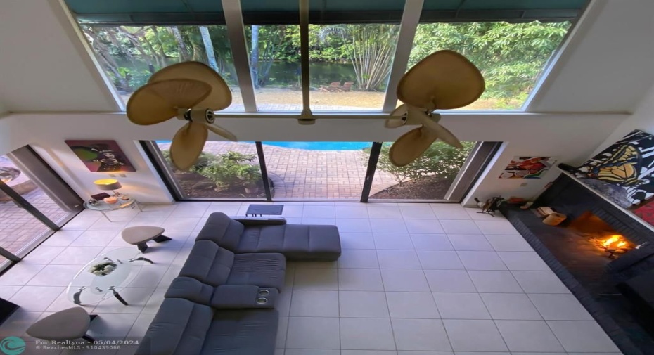Floor to ceiling windows!