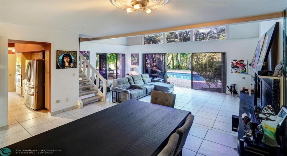 Large Dining area