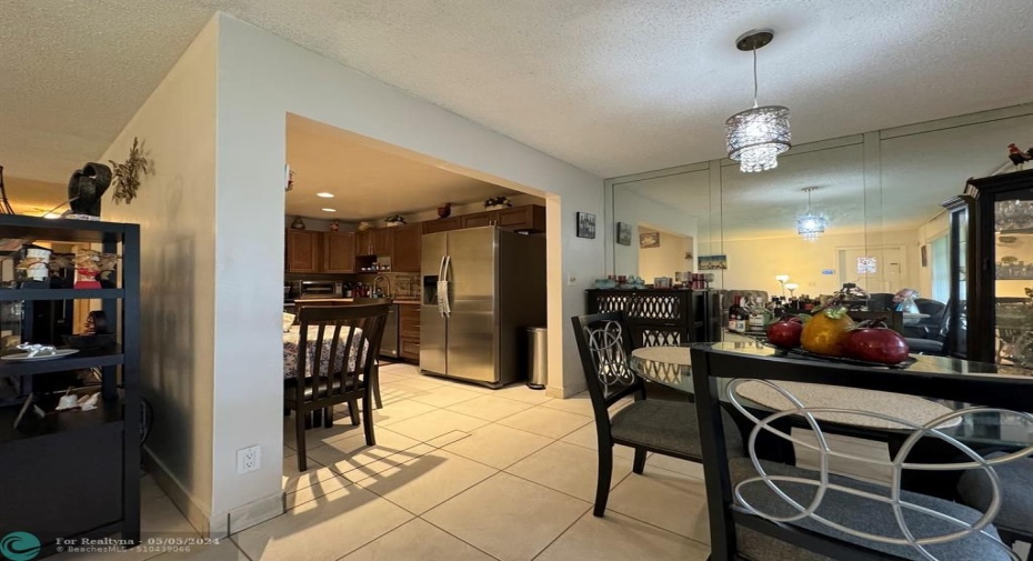 ENLARGED ENTRY TO KITCHEN