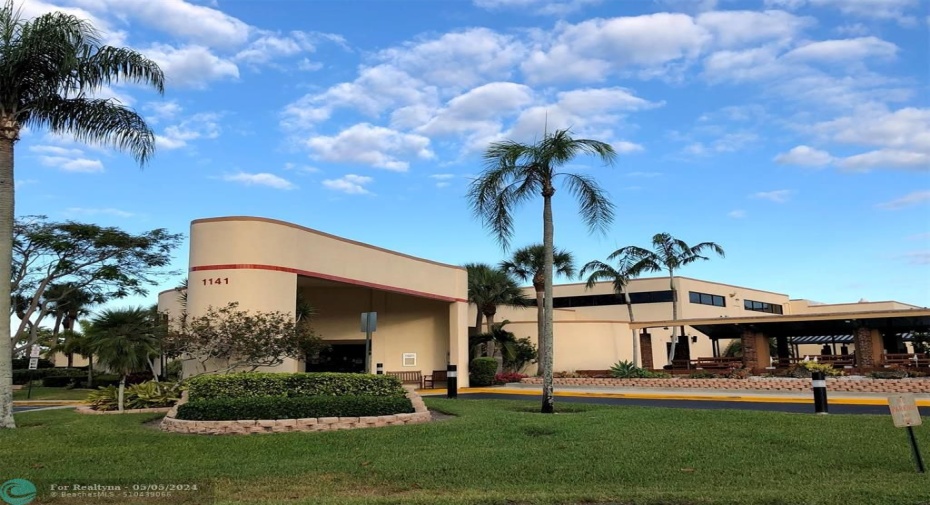 FRONT OF MAIN CLUB HOUSE
