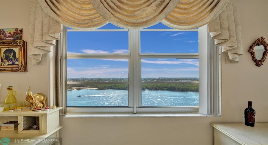 living room view