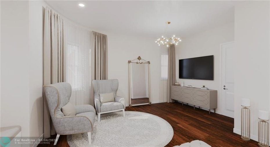In the Master Bedroom