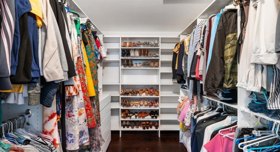 Primary closet