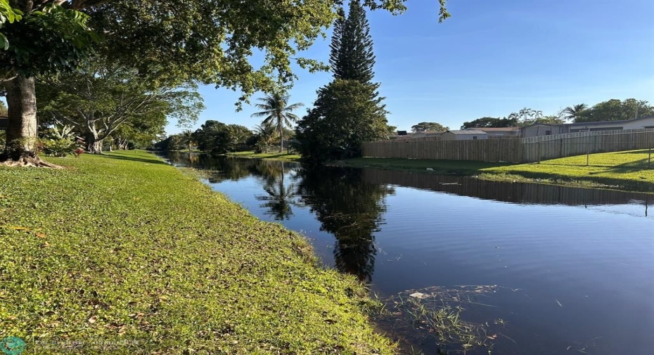 Water Views from Back Patio