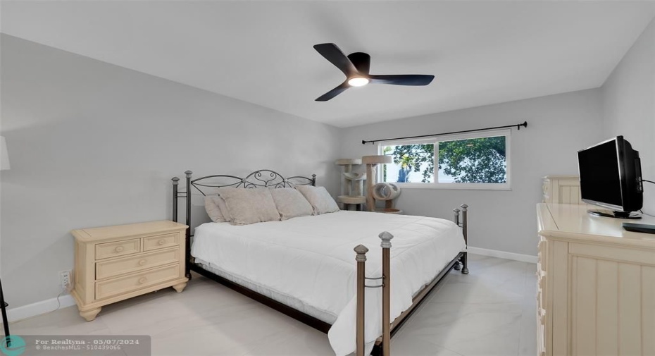 Primary king sized bedroom