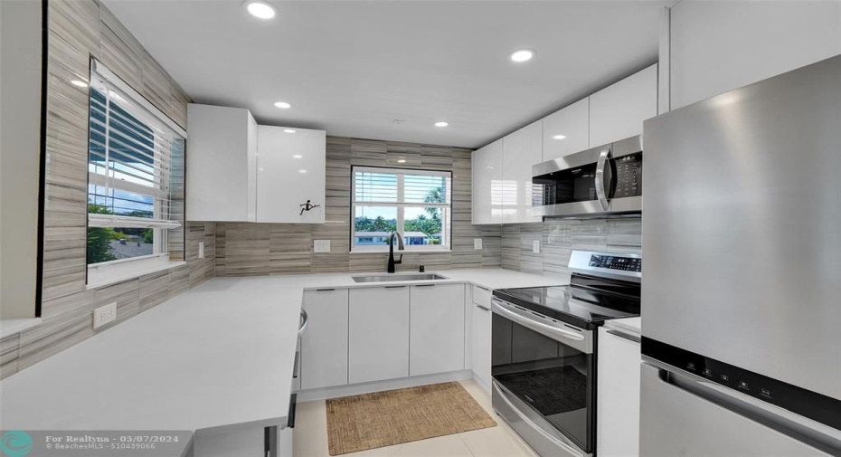 Large roomy kitchen