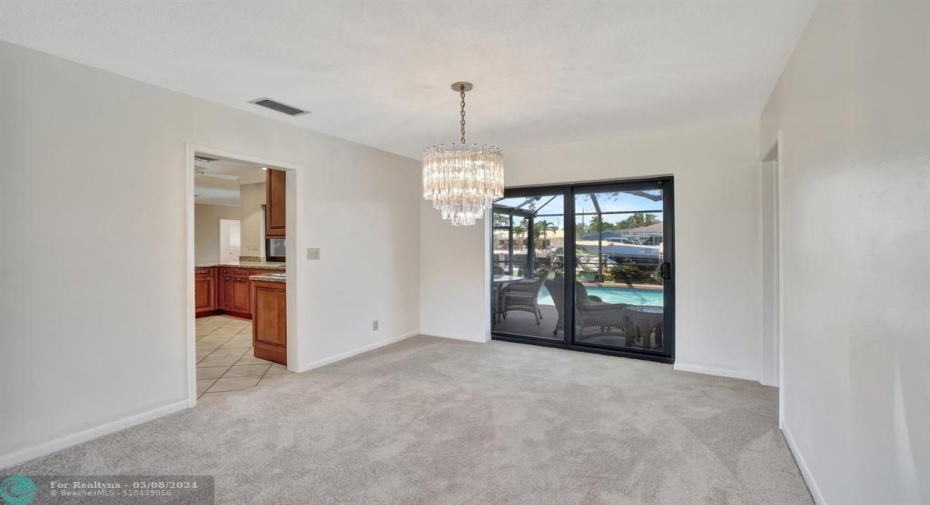 Dining Area Overflows Pool & Waterways