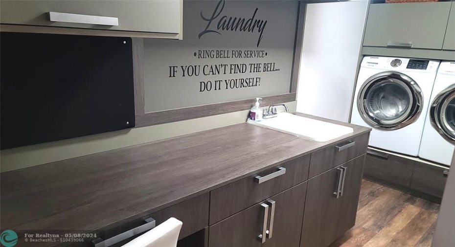 Custom Attached Cabinetry & Washer/Dryer Lifts