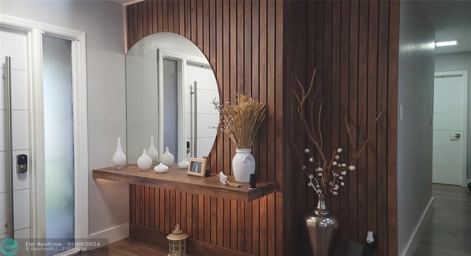Custom Entry Attached Cabinetry
