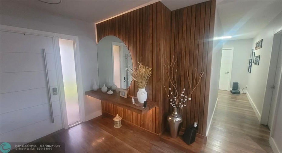 Custom Entry Attached Cabinetry