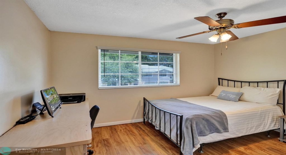 2nd guest bedroom, entire 2nd floor has laminate flooring