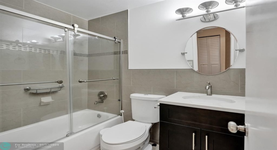 NEWLY remodeled 2nd bathroom