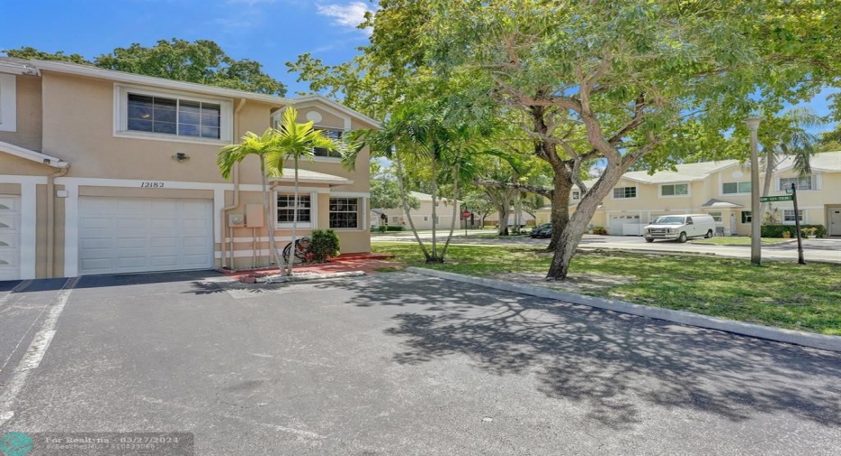 Corner unit townhome  with lots of windows...
