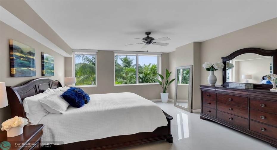 Huge Windows with Sheer and Black-Out Custom Blinds