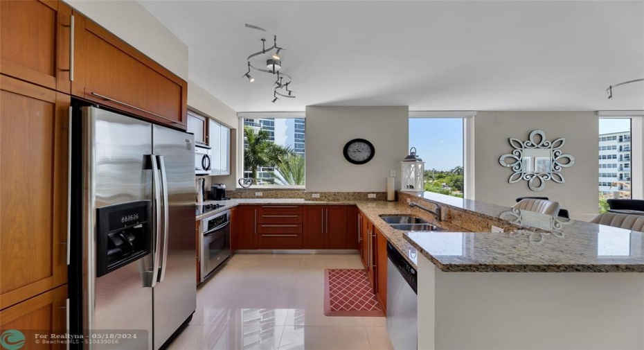 And a Gourmet Chef's Kitchen