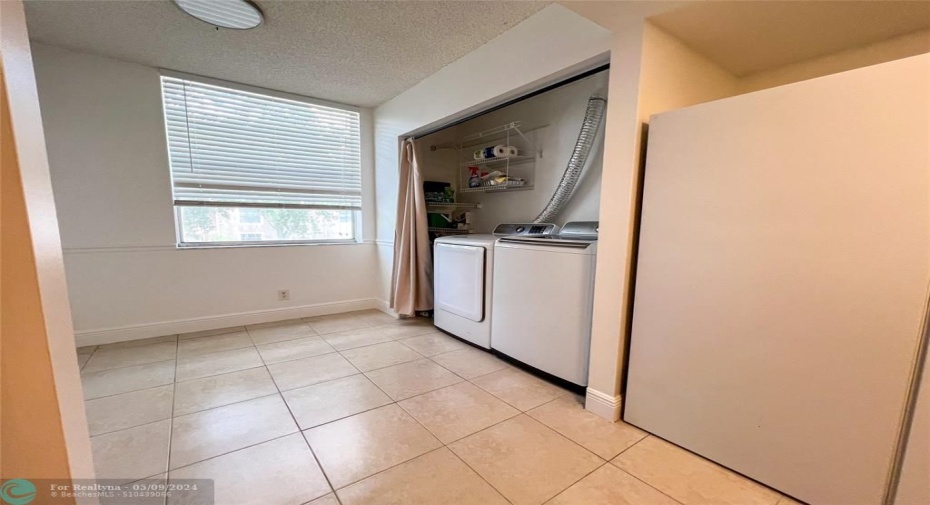 Laundry room off the kitchen