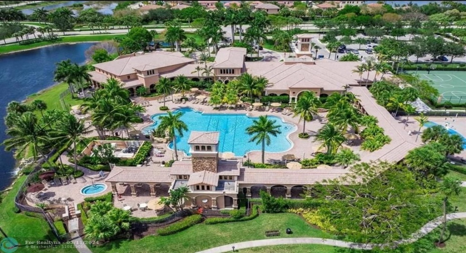 This is one of our clubhouses, We have 2 resort size clubhouses which are included in this rental, you have full access to both of them as renters open daily from 6am to 10pm