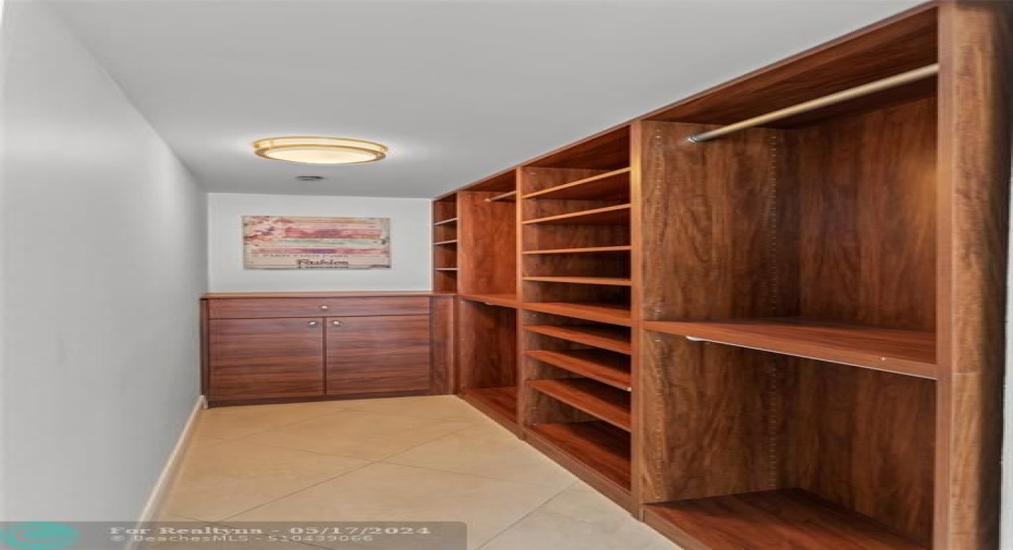 PRIMARY CLOSET