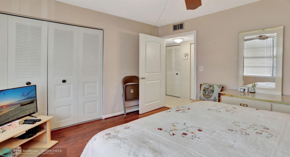 FULL WALL CLOSET. TOTAL 5 CLOSETS AND BIG STORAGE LOCKER AT ELEVATOR