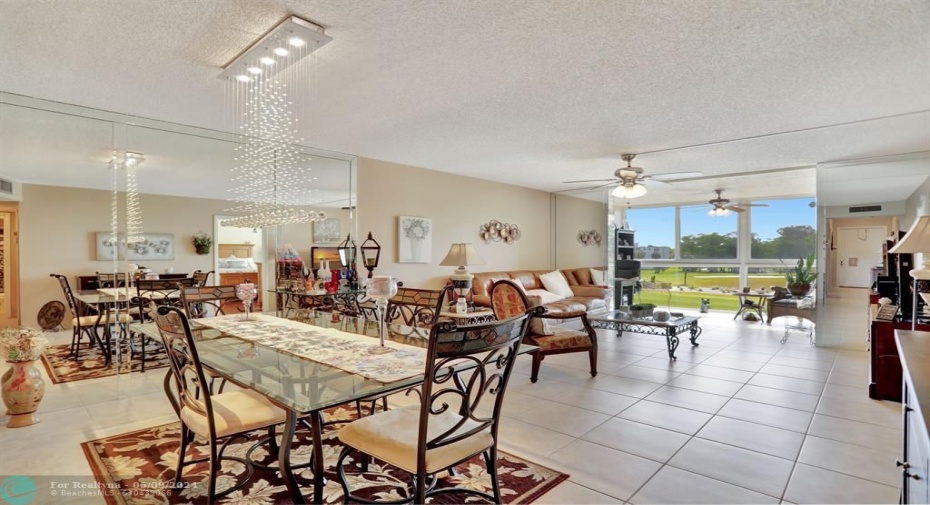 SPACIOUS. ALL TILED LIVING AREA.