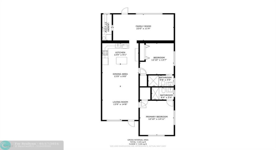 FLOORPLAN for 5120 NE 22nd Ave-Right Side