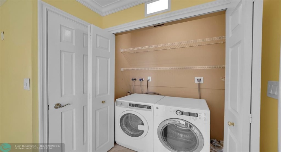 Laundry closet