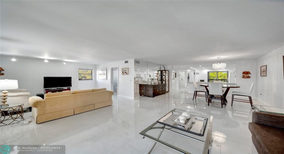 Spacious Living Room, Family Room  & Dining Room; Family Room Can Be Converted To 3rd Bedroom