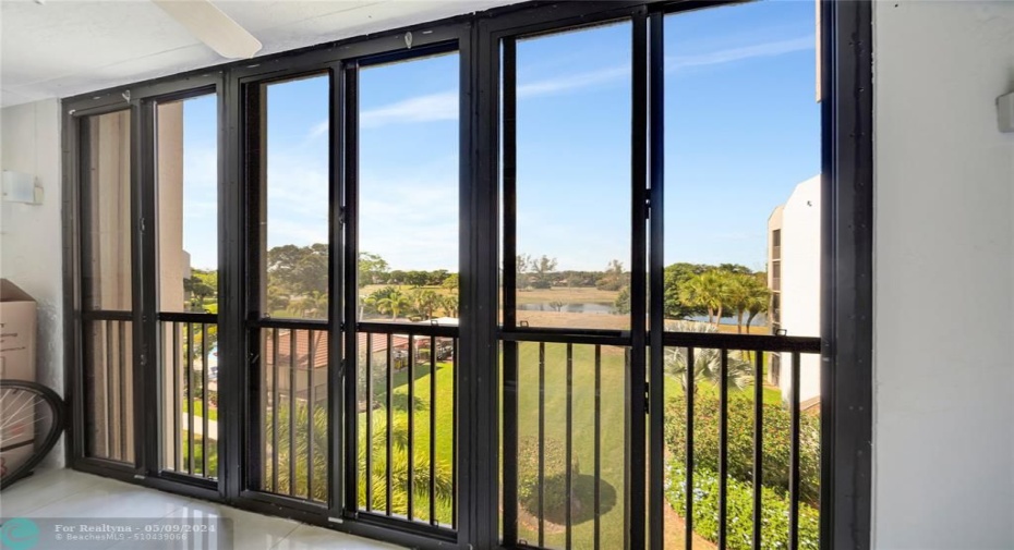 Gorgeous View From Screened Balcony