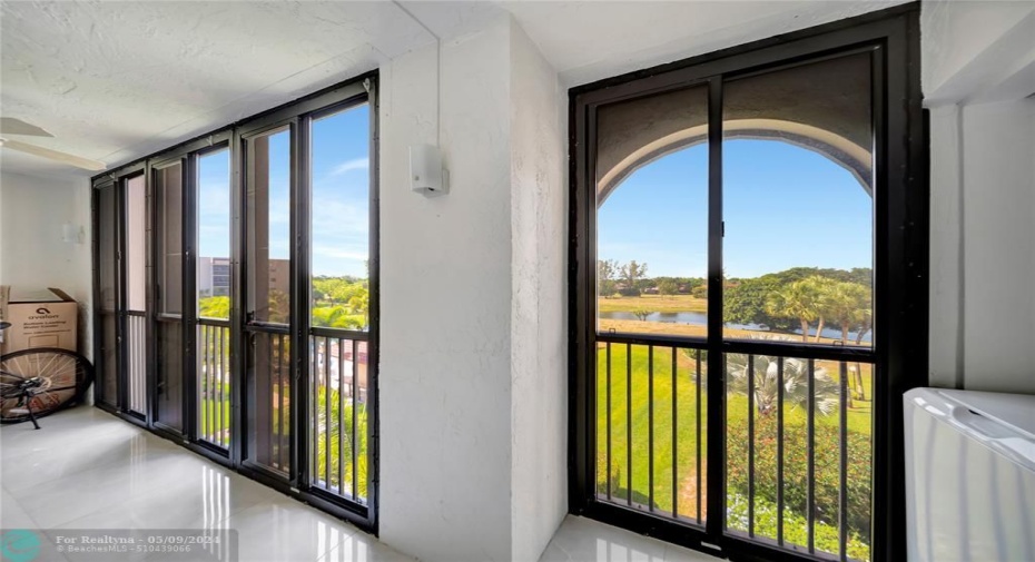 Spectacular Screened Balcony View