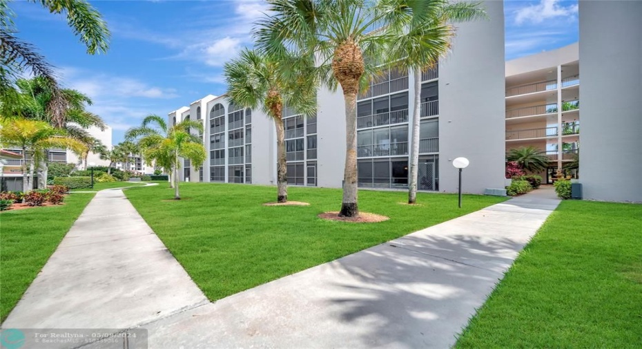 Beautifully Maintained Landscaping and Newly Painted Buildings