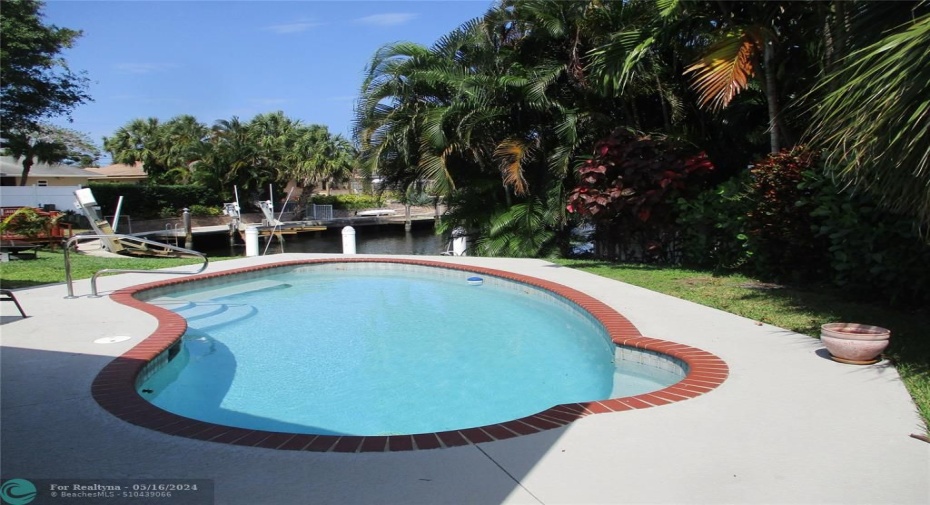 Pool Area looking from the SE area.