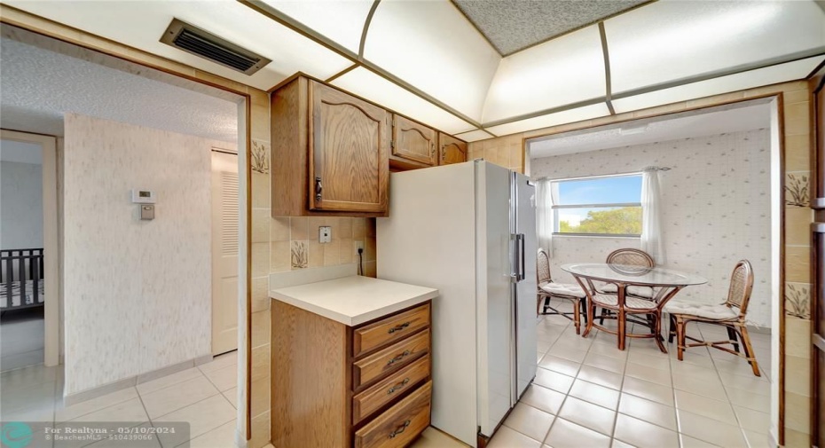 Kitchenette Dining Area and Hallway
