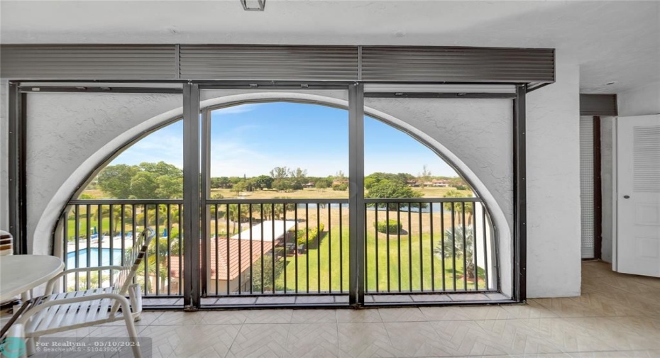 Large Screened Balcony With Gorgeous View