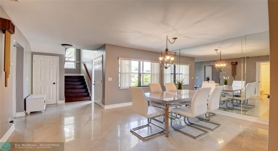 Separate Dining area