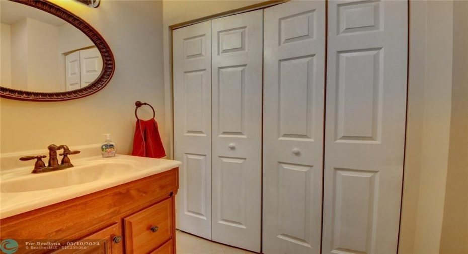 Half Bathroom in the living area