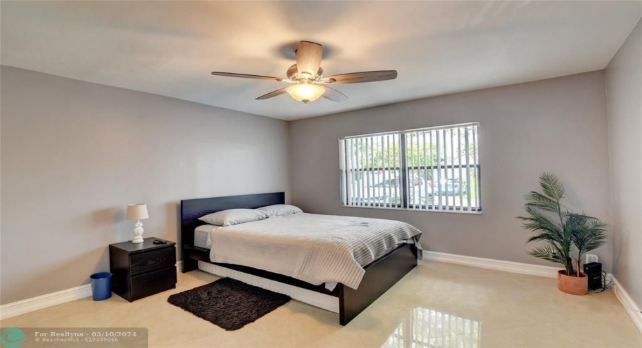 Master bedroom in first floor
