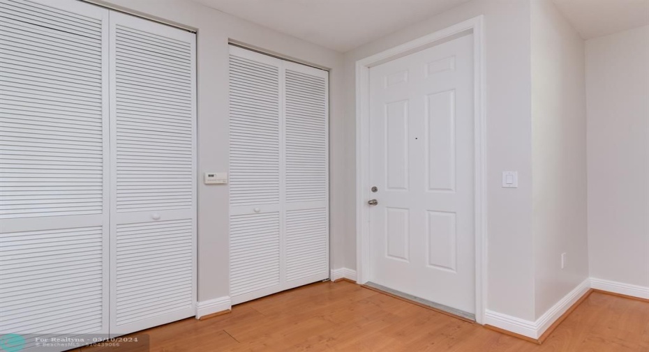 Front Door Entry into Unit.