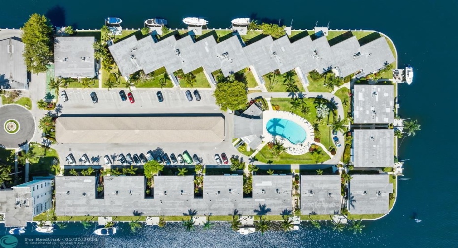 The overview of the 4 acre property of Oasis