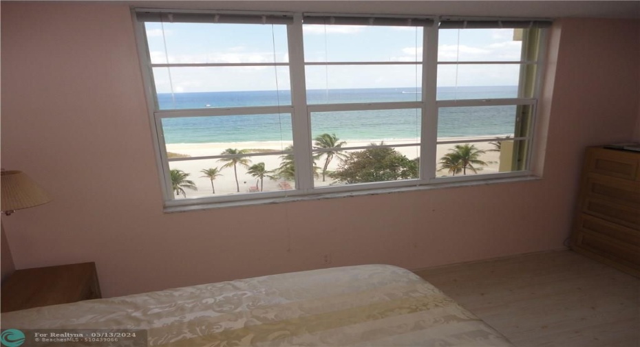 OCEAN VIEWS FROM MASTER BEDROOM