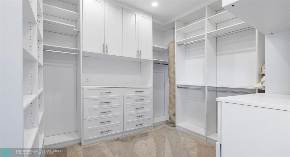 Finished Walk In Closet