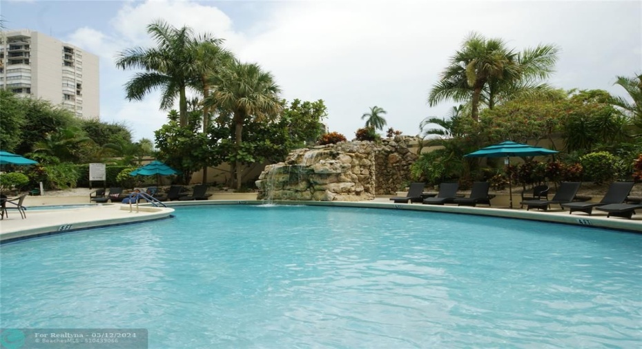Pool in a Tropical Setting