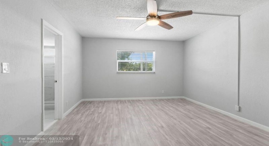 Impact window light and bright bedroom