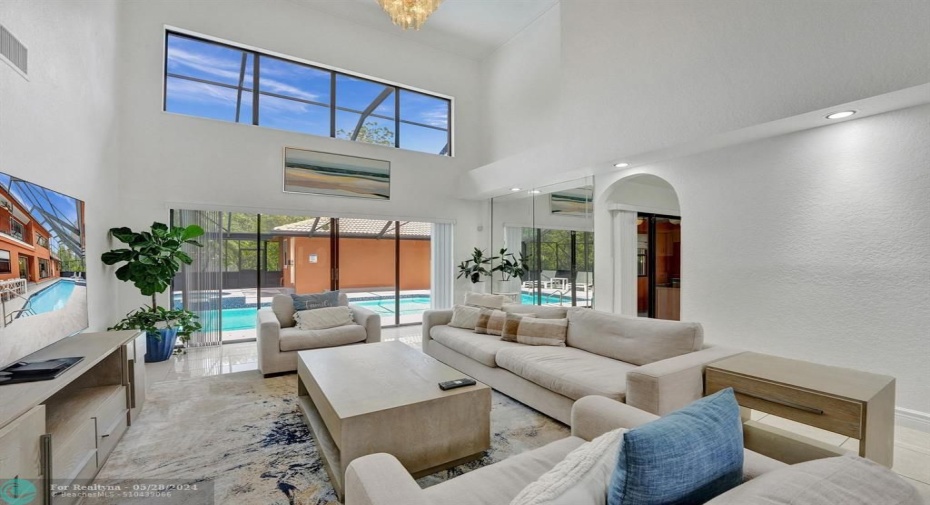 Vaulted Ceilings in Family Room 2