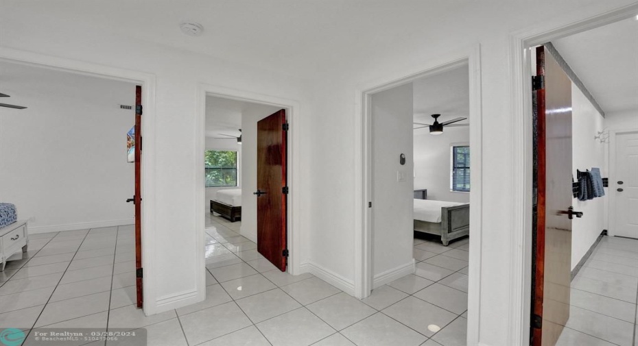 Bedrooms hall
