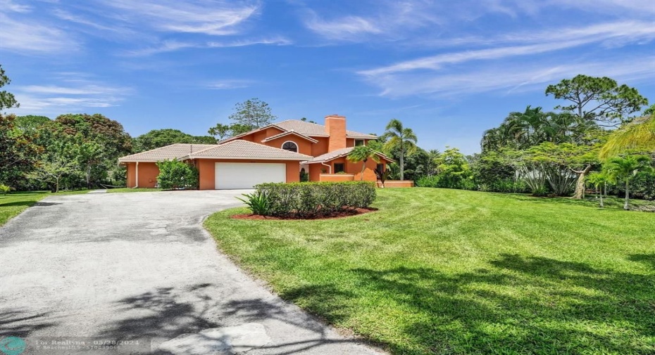 Entering the property