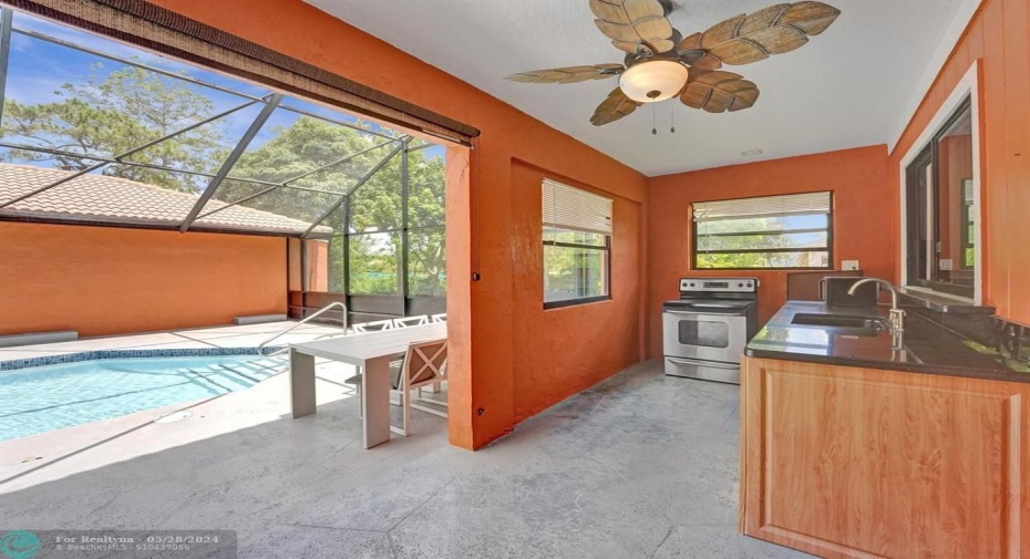 Outdoor kitchen