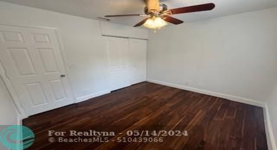 second bedroom-laminate flooring