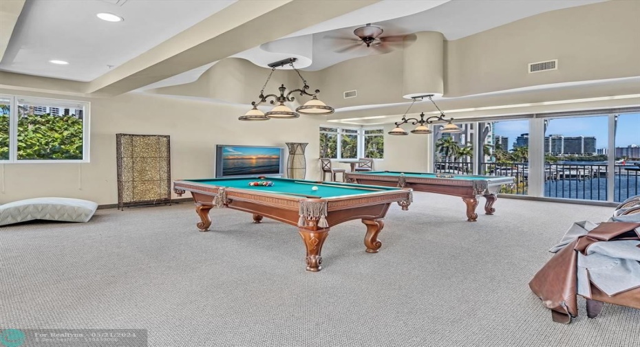 Billiard room